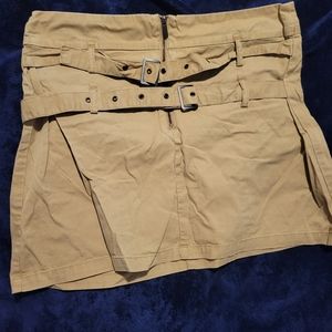 ZARA trafaluc collection, size Large, kahki skirts